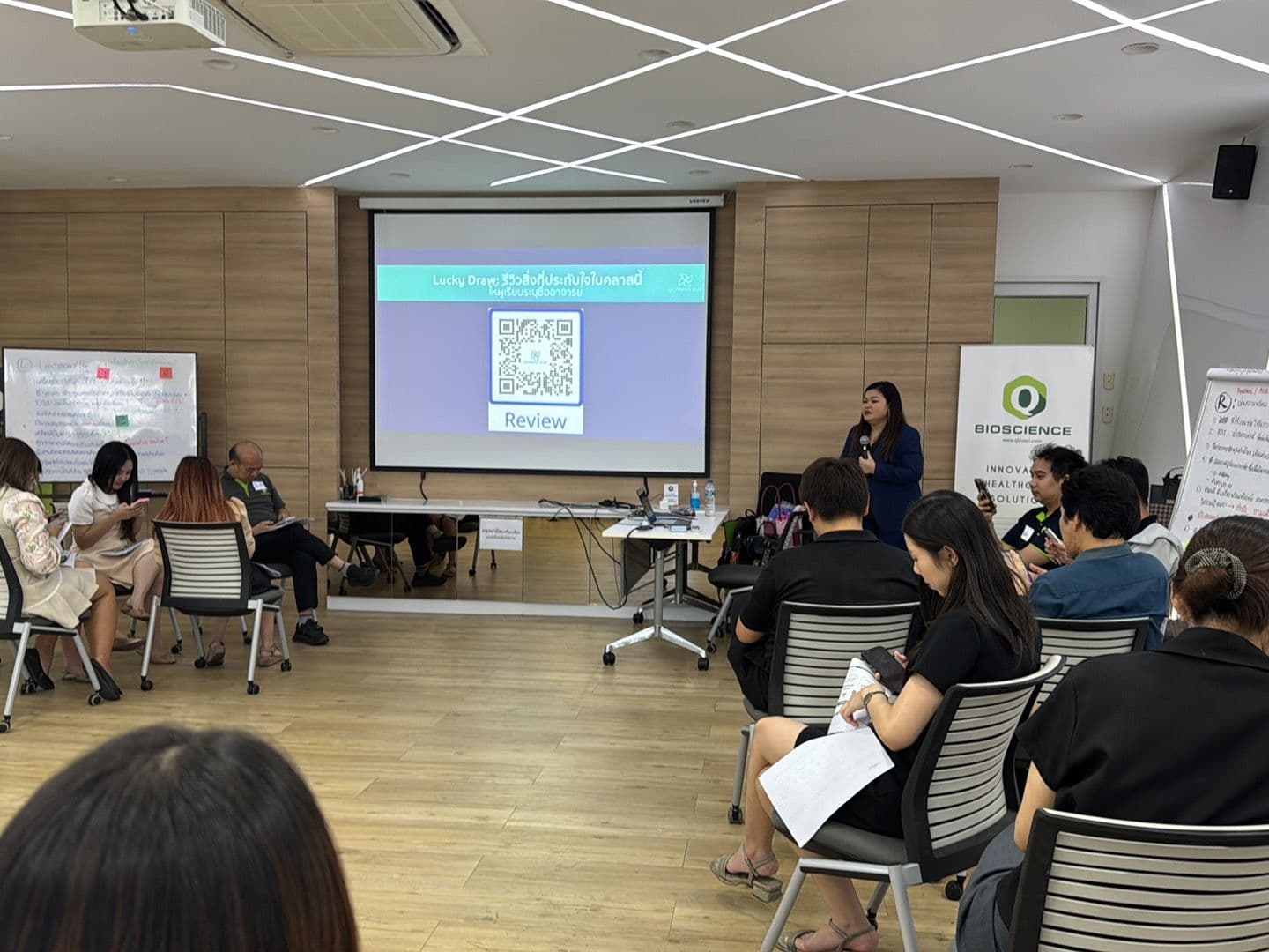 ภาพบรรยากาศการอบรมจากรีวิวของ Wasu Chaiprasert